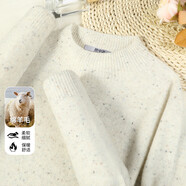 雪中飛（SNOWFLYING）綿羊毛半高領(lǐng)羊毛衫女2025秋冬綿軟舒適保暖半高領(lǐng)女士毛衣
