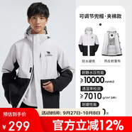 駱駝戶(hù)外夾棉沖鋒衣硬殼防水外套男2024新款防雨進(jìn)藏登山服女
