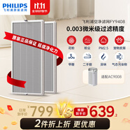 飛利浦（PHILIPS）空氣凈化器濾網濾芯FY9408/00適用于飛利浦空氣凈化器AC9008/KJ900F-J01【配件】