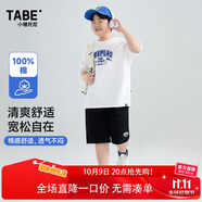 小豬托尼男童套裝夏季兒童套裝運(yùn)動(dòng)短袖套裝胖童男大童寬松休閑套裝