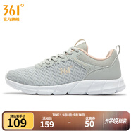 361°女鞋運(yùn)動(dòng)鞋2024年秋季新品361女常規(guī)跑鞋光子灰/冰沙桃40