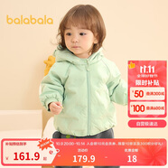 巴拉巴拉童裝寶寶羽絨服男童女童連帽外套2025冬裝小熊上衣萌209425107204
