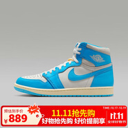 Jordan男鞋空軍一號復(fù)古高幫經(jīng)典潮流時尚籃球鞋DZ5485-402 藍色  41 
