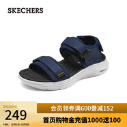 斯凱奇（Skechers）男士舒適休閑涼鞋232899 海軍藍色/NVY 43