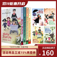 英文原版 Mary Poppins 4冊禮盒裝 隨風(fēng)而來的瑪麗阿姨 經(jīng)典兒童文學(xué)橋梁章節(jié)小說 歡樂滿人間 綠山墻