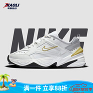 耐克（NIKE） 【潮】M2K跑步鞋女子V2K低幫透氣休閑輕便耐磨復古運動(dòng)老爹鞋 AO3108-009 黃白 38.5