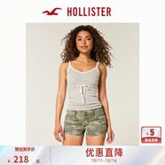 HOLLISTER25夏季新款美式Y2K辣妹熱褲低腰牛仔短褲女裝349-5175 迷彩印花 25 160/64A 0標準版