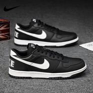 耐克（NIKE）男鞋 2025新款秋冬COURT VISION休閑鞋低幫運動(dòng)鞋透氣板鞋子男 黑色白勾-016/建議拍大半碼 43