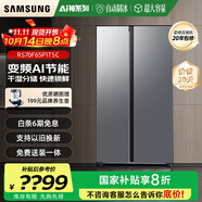 三星（SAMSUNG）AI神25年新品家用電冰箱655升雙開門大容量一級能效風冷無霜干濕分儲能效補貼RS70F65P1TSC 月光銀