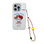 瑞桓柏賽茲 可愛(ài)穿扮凱蒂掛鏈適用于VIVOS30PROMINI手機殼s20pro保護套S 大孔IMD-穿扮KTE380+蝴蝶結+手錬 vivoS9