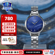 卡西歐（CASIO）手表女sheen系列藍寶石鏡面商務(wù)時尚百搭守護星女表送女友潮流表 SHE-4550D-2BUPR絢彩星系列