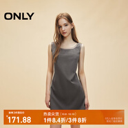 ONLY秋季精致設(shè)計(jì)感拼接顯瘦無(wú)袖短裙連衣裙女|124307054 G51 中花紗灰 L (170) 88A