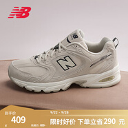 NEW BALANCE  NB530 官方老爹鞋男鞋女鞋情侶復古低幫網(wǎng)面休閑運動鞋 月光米 MR530SH 【建議拍小半碼】 36 (腳長22cm尺碼詳詢客服)