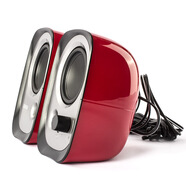 漫步者花再漫步者（EDIFIER）R12U臺式電腦音響低音炮手機迷你筆記本小音箱U 紅色