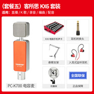 TAKSTAR得勝PC-K700電容麥克風(fēng)網(wǎng)絡(luò)K歌電腦直播設(shè)備全套錄音話筒 (套餐五)客所思KX6套裝 官方標(biāo)配