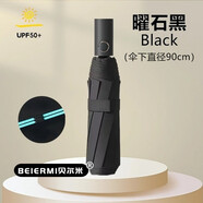 路林狼 L高品質(zhì)全自動(dòng)雨傘晴雨加固折疊兩用加大抗風(fēng)傘紫外線遮陽(yáng)傘防曬 常規(guī)款【單人小傘面】-曜石黑 奧運(yùn)冠軍代言品牌-追求品質(zhì)選擇