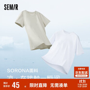 森馬（Semir）魔方T涼感抗菌系列短袖T恤男夏寬松透氣男士T恤109324100102