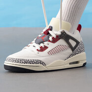 耐克（NIKE）夏季男款籃球鞋時(shí)尚潮流舒適透氣JORDAN SPIZIKE LOW FQ1759-116/白/煤黑/校園紅 40cm