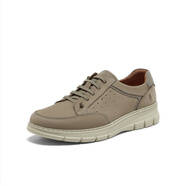 暇步士（Hush Puppies）2024春百搭舒適免系帶小白鞋男休閑鞋B6R07AM4 灰色 38