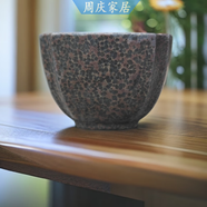 接運貓天然安化冰磧巖茶壺高檔手工原礦安化天然冰磧巖茶壺原 四方杯豹紋 201mL(含)-300mL(含)