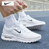 耐克（NIKE）男鞋 25秋季新款運(yùn)動(dòng)鞋子男AIR MAX透氣墊鞋網(wǎng)面鞋男休閑鞋跑步鞋 100-冰川白藍(lán)/曬圖退10 39 （內(nèi)長(zhǎng)245mm）