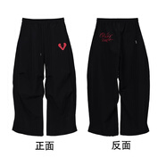 街舞潮牌 暗黑靈蛇 速干長(cháng)褲嘻哈朋克街頭夏季運動(dòng)褲潮 【現貨】黑色赤焰靈蛇長(cháng)褲 L