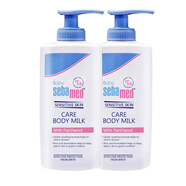 施巴（sebamed）兒童潤(rùn)膚乳組合裝嬰兒寶寶身體乳面霜潤(rùn)膚露200ml*2德國(guó)原裝進(jìn)口