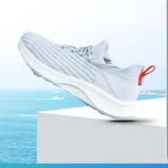 小米宙小米Free tie云彈輕跑鞋s升級版夏爆米花高彈超輕減震透氣休閑鞋 花灰色 云彈升級版 39