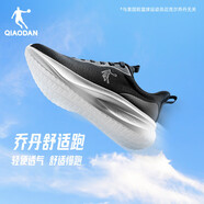 喬丹運(yùn)動鞋男秋冬新款密網(wǎng)防風(fēng)跑步鞋減震運(yùn)動鞋舒適經(jīng)典潮流款女跑鞋 黑色/喬丹白 男跑 44