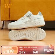 361°運(yùn)動(dòng)女鞋秋季開學(xué)復(fù)古厚底增高小白休閑板鞋子女682116601F-10