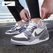 耐克（NIKE）男鞋子男 25秋季新款運(yùn)動(dòng)鞋耐磨球鞋網(wǎng)面透氣休閑鞋緩震籃球鞋男 【主推】AJ312-霧霾灰紫/曬圖退10 40.5