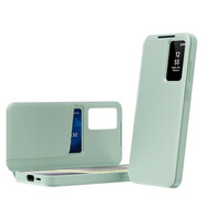 三星（SAMSUNG）【品質(zhì)原裝】適用三星S25Ultra手機(jī)殼GalaxyS23+智能視窗翻蓋殼s2 淺綠 三星Galaxy_S25_Ultra