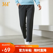 361°運(yùn)動(dòng)褲子女秋冬季跑步寬松戶外休閑褲直筒長褲衛(wèi)褲662434710D