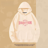 閨哲黑色衛衣女2025新款爆款春秋款女士潮牌秋冬加絨加厚冬季連帽外套 杏色衛衣【加絨加厚】 M 建議80-105斤