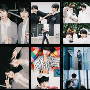 吉斯凡189張奇文拍立得貼紙左奇函楊博文TF四代創(chuàng  )意裝飾手機殼手賬貼畫(huà) 【超值】63張貼紙不重復