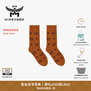 MCM COLLECTION 經(jīng)典花紋襪子針織襪 干邑色 22 ～24