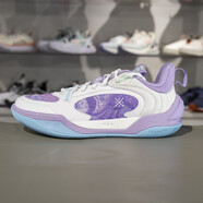 李寧男鞋籃球鞋減震2025秋季韋德冷血2 V2緩震回彈訓練鞋ABPV001 標準白微風(fēng)紫?ABPV001-4 40
