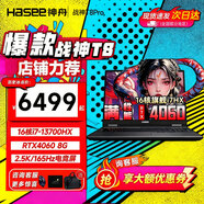 神舟（HASEE）戰(zhàn)神T8Pro 游戲本 2025旗艦AIPC滿血滿功耗RTX4060 2.5K高刷電競辦公設(shè)計學(xué)生筆記本電腦 T8Pro丨i7HX/4060/16G+1T標配版 【旗艦版】：100%