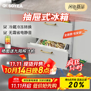 索伊（OK）68升變頻風冷臺下式嵌入式冷藏冷凍可轉換冰箱 P6Q全嵌款
