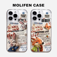 固返瘋狂動(dòng)物城2適用iphone17promax手機殼蘋(píng)果16情侶15朱迪14mini尼克狐尼克13毛絨12可愛(ài)11plus報紙x 【毛絨報紙朱迪】太空殼 紅米TURBO4PRO