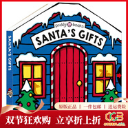 英文原版 Search and Find Santa's Gifts 圣誕老人的禮物在哪里 拉拉操作書(shū) 異形紙板書(shū) 圣誕節趣味翻翻書(shū) Roger Priddy 綠山墻 . 綠山墻圖書(shū)
