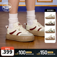 PALLADIUM帕拉丁德訓(xùn)音符鞋潮流男女款板鞋99324 白/紅/棕 42