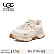 UGG春季新款男士舒適厚底復(fù)古老爹休閑鞋1167070CERA|陶土褐白色 44