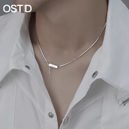 奧斯坦汀（outstanding）S925銀蛇骨項(xiàng)鏈男士百搭潮流高級(jí)鎖骨吊墜情人節(jié)禮物送男生友老公 【京速達(dá)】FAITH信仰項(xiàng)鏈-原裝盒 單條