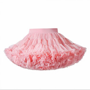 迪士尼秋冬女童紅色喜慶裙子套裝小女孩新年半身裙喜慶兒童拜年服蓬蓬裙 沙粉 裙擺加蓬加翹 90