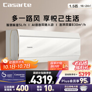 卡薩帝（Casarte）空調1.5匹 星悅尊享版 國家補貼 壁掛式臥室掛機 雙路舒適風(fēng) 一級能效 CAS3525C10(81)VU1以舊換新