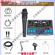 電容麥克風(fēng)直播臺式電腦游戲語(yǔ)音主播K歌喊麥創(chuàng  )新5.1聊天話(huà)筒 【48V款式話(huà)筒】Q7聲卡套裝 【需換顏色請聯(lián)系客