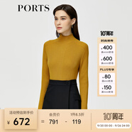 PORTS寶姿秋冬新款女裝針織衫ALM9K407JKW017 姜色 S