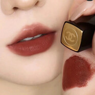 香奈兒（Chanel）【圣誕節禮物】黑管口紅唇膏限量版送女生女友禮盒裝生日禮物 212#摩卡栗棕色 秋冬色