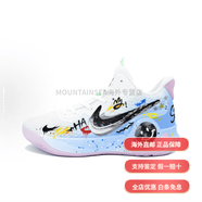 耐克（NIKE）球鞋定制KDTrey5IX五殺搖滾毒液歸來(lái)黑白男子籃球鞋 趣味涂鴉 40.5 _支持鑒定_假一賠三